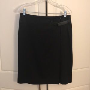 CK Calvin Klein black kilt skirt